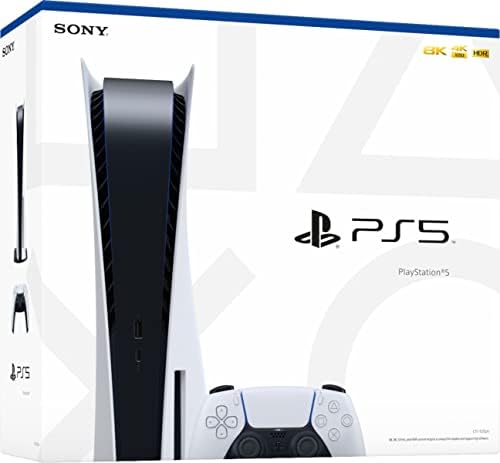 Playstation 5 PS5 Konzol Rendszer - Lemez Verzió, 8K Kimenet, 4K TV-Játék, 16GB RAM, WiFi 6, Ultra Nagy Sebességű SSD 825GB -