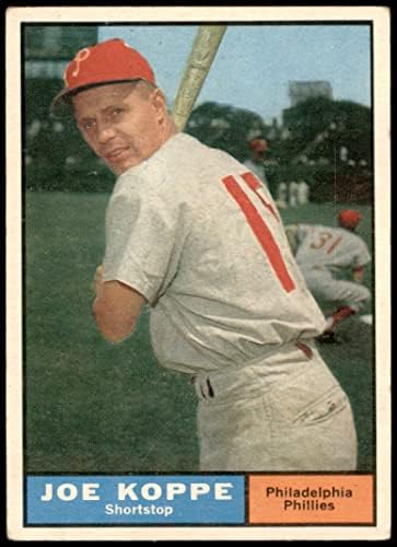 1961 Topps 179 Joe Koppe Philadelphia Phillies (Baseball Kártya) JÓ Phillies