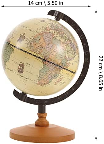 VOSAREA Vintage Világ Vintage Globe Világ Világ, Európai Stílusú Globe Asztali Dísz Gömb Dekoráció, Irodai Asztali Dekoráció