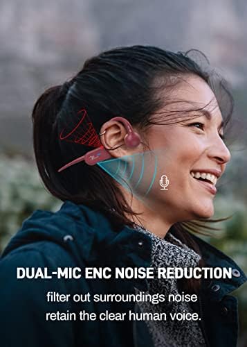 Csontvezetéses Fejhallgató, Mikrofon, Bluetooth Nyitott Fejhallgató 8Hrs Játszani Alkalommal Sport csontvezetéses Fülhallgató,Fut,