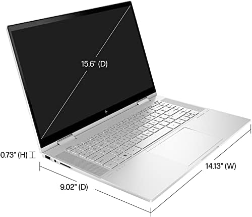 2022 HP Envy X360 15.6 FHD IPS Érintőképernyő 2-in-1 Laptop, Intel EVO Platform i7-1255U 10-Core Iris Xe Grafika 32GB DDR4 1 tb-os