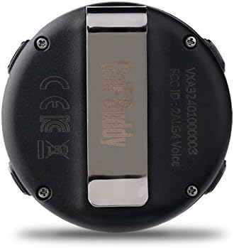 GolfBuddy Voicex Könnyen Használható, Okos Beszél Golf GPS, Fekete, Kicsi