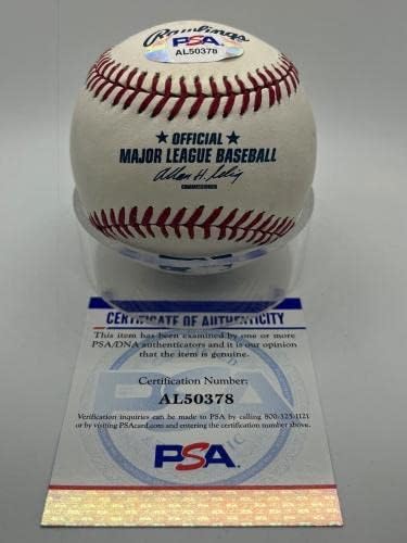 Darryl Eper 96 98 99 WS Champs Mets Aláírt Autogramot Baseball PSA DNS - *78 - Dedikált Baseball