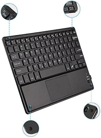 BoxWave Billentyűzet Kompatibilis Oukitel Tabletta RT2 Narancssárga (10) - SlimKeys Bluetooth Billentyűzet, Érintőpad, Hordozható