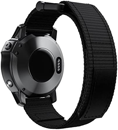 ANKANG 26 22MM Watchband Szíj, a Garmin Fenix 5 5X Plusz 3HR 6X 6 6SPro S60 MK1 Enduro Nézni Állítható Nylon Easyfit Csukló
