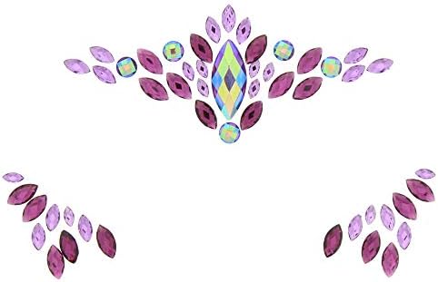 Zac Alteregója® Crystal a Kő Arca Gems/Ékszerek - Nyári Fesztivál Body Art Egyszarvú Hableány Bindim Rave Bohém Buli