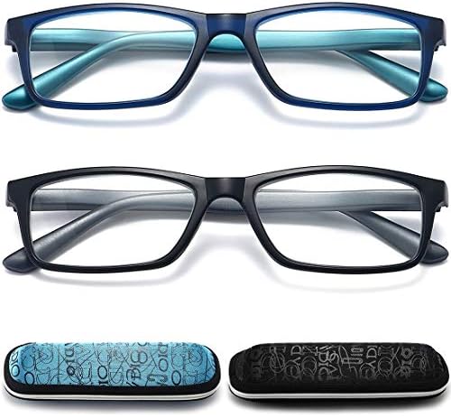RaoOG Olvasó Szemüveg Férfiak 1.5 Kék Fény Blokkoló-Szűrő az UV-Ray/Vakító Számítógép Olvasók,Anti Terhelését Rugalmas, Könnyű Szemüveg,