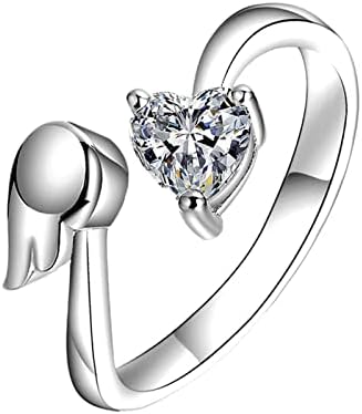 Ékszerek, Kiegészítők Állítható Gyűrű, Eljegyzési Gyűrűk, Divat Kecses Női Gyűrű Szerelem Gyűrűk a Nők (A, A)