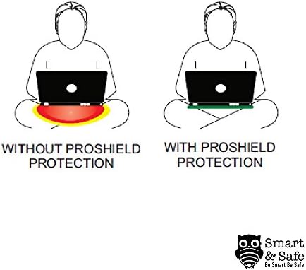 Smart-Safe.com ProShield Laptop Kör Asztal Tálca - EMF & Hő Védelem Ágy, Íróasztal, Laptop Tálca, Laptop Állvány Ágy Hő Kibocsátás-Csökkentési