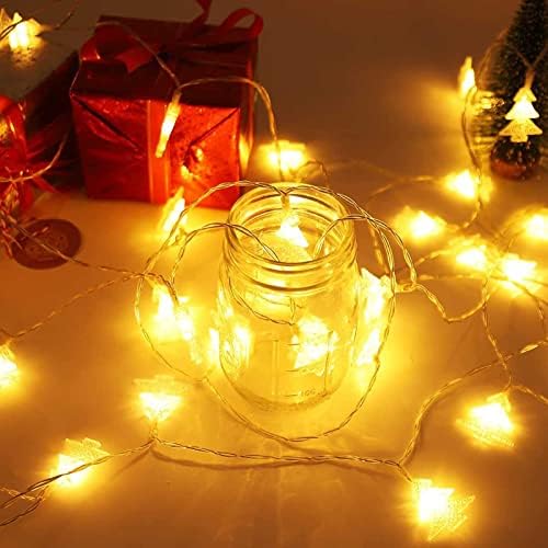 16.4 FT karácsonyfa String Fények, 2 Csomag USB Powered Alacsony Feszültség Réz Drót String Lámpák, LED Tündér Fény Karácsonyi Parti, Esküvők