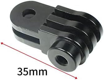 FEICHAO Átalakítás Bázis 1.37 Alumínium Ötvözet Mount Kamera Kompatibilis a GoPro akciókamera Fotózás Berendezések Tartozékok (Fekete)
