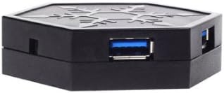 Silverstone Tek 4 Port a superspeed USB 3.0 HUB Akkumulátor Töltöttségi 1.2 Kompatibilis, Beépített Mágnes (EP01B)