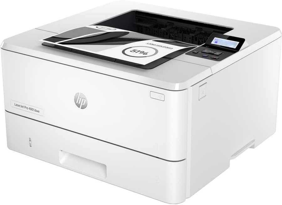 HP LaserJet Pro 4001dwe,Monokróm, Vezeték nélküli, Fekete-Fehér Nyomtatóhoz, HP+ Smart Office Funkciók