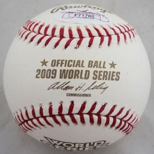 A. J. BURNETT írta Alá 2009-es World Series YANKEES Baseball - Dedikált Baseball