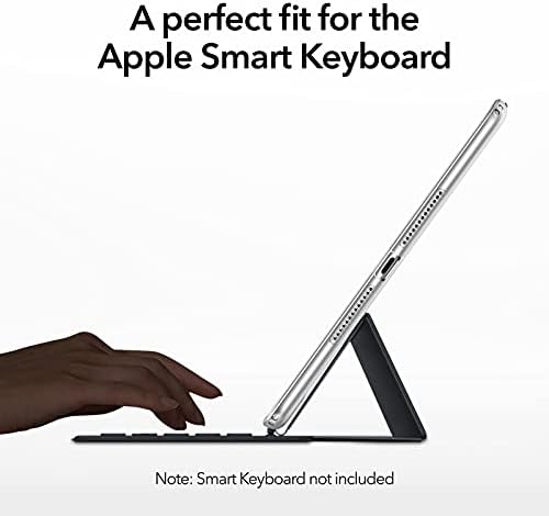ESR Matt tok iPad 9 Gen (2021)/8 Gen (2020)/7 Gen (2019), Kompatibilis Smart Keyboard & Smart Cover, Slim hátlap Esetben a Projekt Nulla