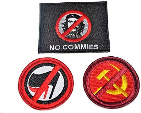 Anti-Kommunista Patch Csomag/Set. Nem A Komcsik, Che Guevara, Szovjetunió, Küzdelem A Kommunizmus