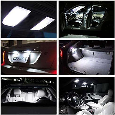 15pcs LED Belső Világítás Izzó Készlet Honda Accord Crosstour 2010 2011 2012 2013 2014 2015 Térkép Kupola Csomagtartóban Rendszámtábla Világítás