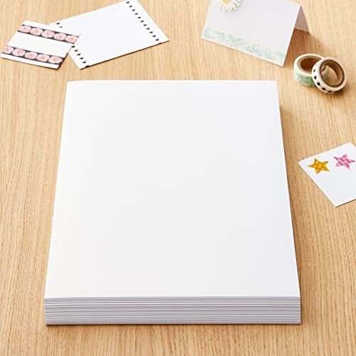 MICHAELS Fehér Arany 8.5; x 11; Shimmer Kártyaköteg Papír által Emlékeim™, 100 Lap