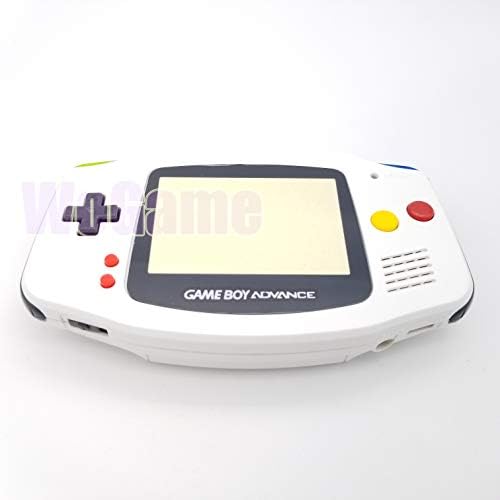Teljes Ház burkolata Ház Shell Csere Game boy Advance GBA Shell Esetben a Gombok Kit (Fehér, Színes Gombok)