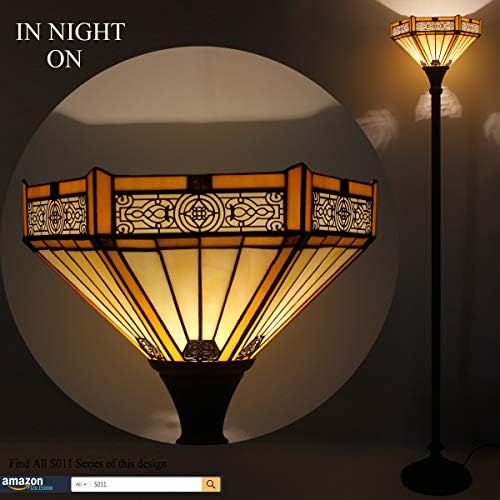 Tiffany Lámpa Sorozat Ólomüveg Stílus Lámpaernyő Dekoratív Nappali, Hálószoba
