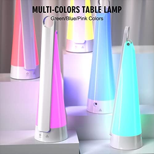NPET RGB Játék asztali LED Lámpa,Modern Design,Touch Control,Szabályozható Meleg Fehér asztali Lámpa Tervezett Kollégiumi,Home