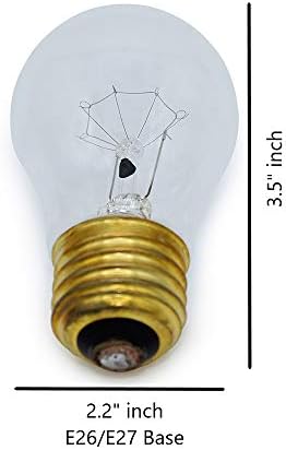 40 Watt Láva Lámpa Izzó Cseréje, valamint 40W 120V/130V Készülék Izzó által Lumenivo – 40 Watt A15 Izzó E26 Bázis – 16.3