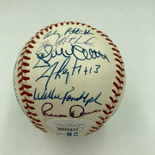 Derek Jeter Mariano Rivera Cour Négy Újonc 1995 Yankees Aláírt Baseball SZÖVETSÉG - Dedikált Baseball