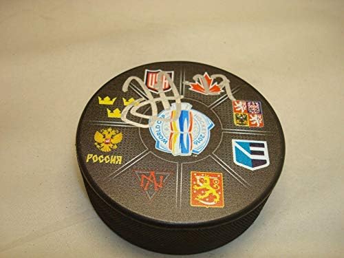 Joonas Donskoi Aláírt -világbajnokság Jégkorong Csapat Finnország Dedikált 1A - Dedikált NHL Korong
