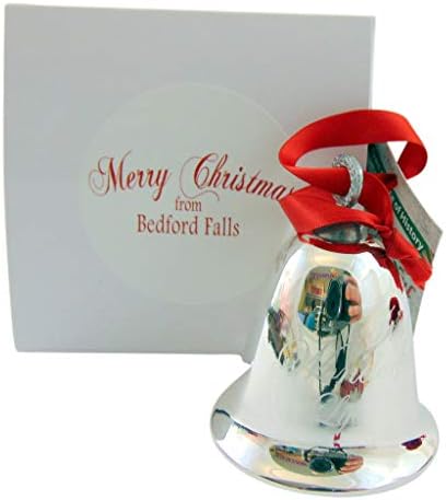A Csodálatos Élet Bell Karácsonyi Dekoráció Emlék Emlék Dísz egy Bedford Falls díszdobozban