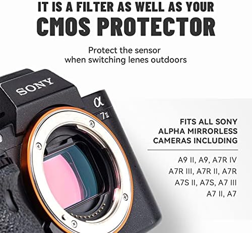 Kase Klip-a Szűrő Sony ND8 3 Stop Kamera Szűrő Kamera Semleges Sűrűség Szűrő Sony A9 A73 A74 A7 Alfa Kamera
