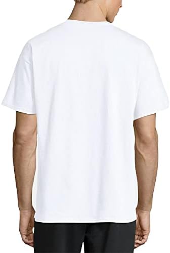 Bajnok Férfi T-Shirt, Sleeve Pamut Póló, Közepes Súlyú Póló, Script (Reg. vagy Nagy & Magas)