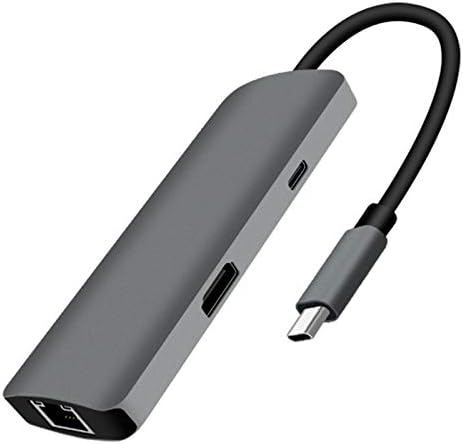 Homeriy USB-C Dokkolóegység Adapter Multi-Port C-Típusú Bővítő Multi USB 3.0, hogy a HD-4K RJ45 Adapter Memória Kártya Olvasó Notebook Tabletta