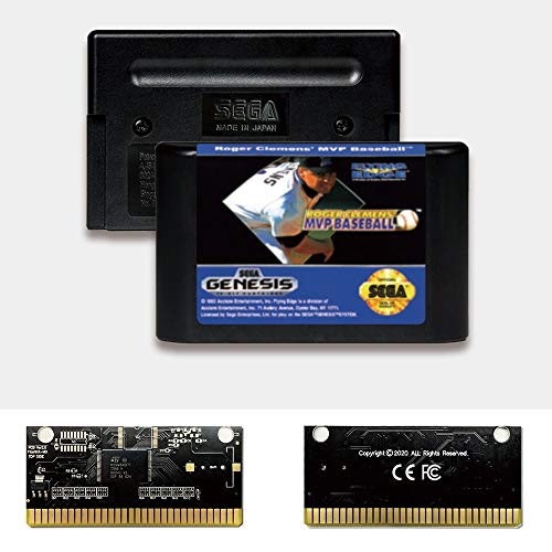 Aditi Roger Clemens MVP Baseball - USA Címke Flashkit MD Electroless Arany PCB Kártya Sega Genesis Megadrive videojáték-Konzol (Régió-Mentes)