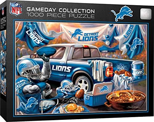 Remekművek NFL-Unisex-Felnőtt 1000 Darabos Gameday Autós Puzzle