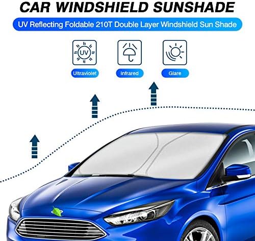 CSAK Egyéni Illeszkedik Szélvédő Nap Árnyékban Ford Focus 2012-2018 Ferdehátú Tartozékok rolója Összecsukható Napellenző Protector Blokkolja