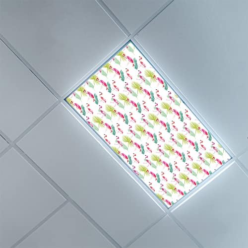 Fluoreszkáló Fény Terjed a Mennyezeti Lámpát Diffúzor Panelek-Természetes Minta-Fénycső Kiterjed a Tanterem Office-2láb x 4ft álmennyezet