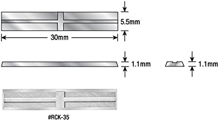 Amana Eszköz - RCK-35) 30x5.5x1.1mm S. C Kés Rc-2063