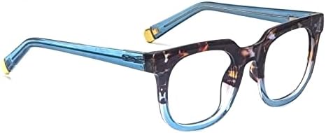 Glarollirace 3 Csomag Női Szögletes Szemüvege, Designer Stílusú Számítógép Kék Fény Blokkoló Minőségű Rugós Zsanér Olvasók