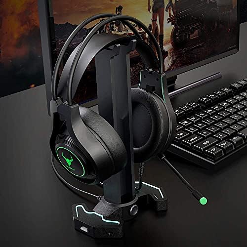 Kikc Headsetek PS4 Sztereó Xbox Headset Vezetékes PC Gaming Fejhallgató zajszűrős Mikrofon, Több Fül Gaming Headset az PS4PS5Xbox