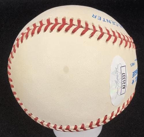 Gil McDougald Aláírt Baseball Barna Yankees Autogramot SZÖVETSÉG COA 1951 ROY 5x WSC - Dedikált Baseball