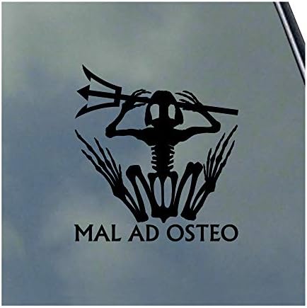 Csont Béka Mal Hirdetés Osteo Vinyl Matrica, Matrica tengerészgyalogos Veterán Katonai Szolgálat Devgru Rossz MF