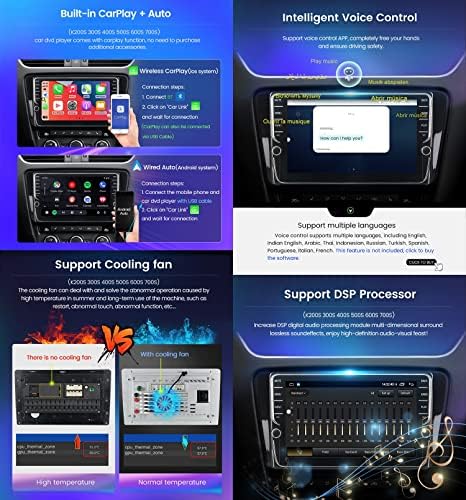 ADMLZQQ Android 11 autórádió Beépített CarPlay Android Auto 9 QLED érintőképernyő Hyundai Sonata NF 2004-2008 támogatnia kell a Bluetooth