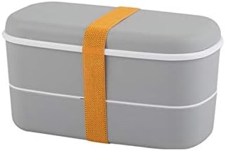 Bento Box Japán Stílusú uzsonnás Doboz, tartály, Mozgatható Rekeszek, illetve Tömítő Heveder Evőeszközökkel Élelmiszer Doboz Z-2020-8-14