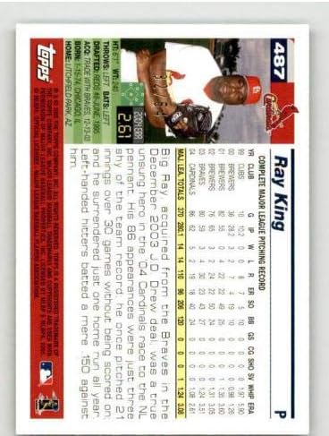 Ray Király Kártya 2005 Topps Fekete 487 - Asztalon Baseball Kártyák