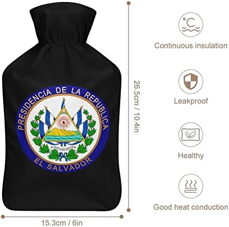 Kabát ága El Salvador Forró vizes Palackot 1000ml Puha Fedél Kivehető Forró Hideg Csomag a Víz Injekció Táska, Kéz, Láb Melegítő Ágy