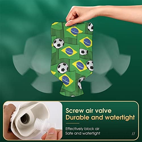 Brazília labdarúgás Labdarúgás Minta Gumi Forró vizes Palackot a Gyapjú Fedő Kéz Láb Melegítő Meleg Víz Táska