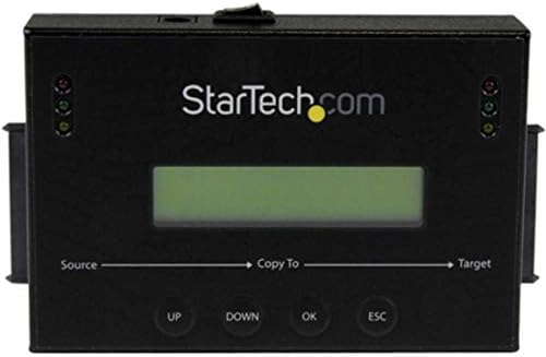 StarTech.com 1:1 Önálló Merevlemez Sokszorosító & Radír, SATA HDD / SSD Merevlemez-Klónozó / Fénymásoló / Ablaktörlő / Fertőtlenítő, Klónozás
