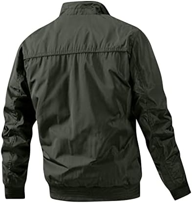 XIAXOGOOL Téli Kabátok Férfi Plus Size Sűrűsödik Meleg Bomber Dzsekik Teljes Zip Alkalmi Kabát Széldzseki StandCollar Felsőruházat