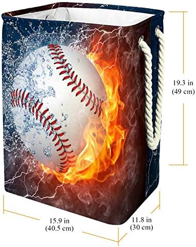 A Baseball Labda a Tűz, Víz, 300D Oxford PVC, Vízálló Szennyestartót Nagy Kosárban a Takaró Ruházat, Játékok Hálószoba