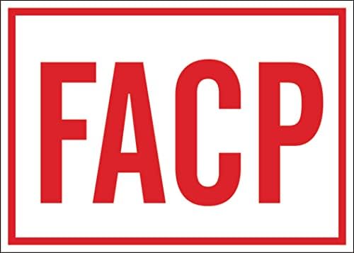 FACP Tűz Riasztó vezérlőpanel Matrica/Matrica 5X7 PIROS, Nyomtatott Fehér (Pár)